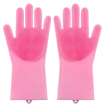 Orpheum Pet Bath Gloves Dog and Cat Bath Brush Silicone Bath Massage Brush Artifact Dog Bath