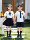 Kindergarten Uniforms, Primary School Uniforms, Children's Summer British-Style Shirt Suits, Graduation Photo Class Uniforms, Performance Costumes