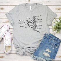Hand Drawn Mama Child Fist Bump Mothers Day Shirt Custom Mom