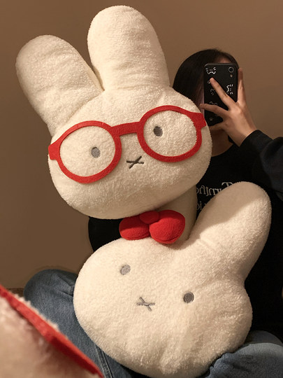 可爱米菲兔热水袋充电防爆暖水袋女生冬季暖手暖宝宝玩偶公仔抱枕