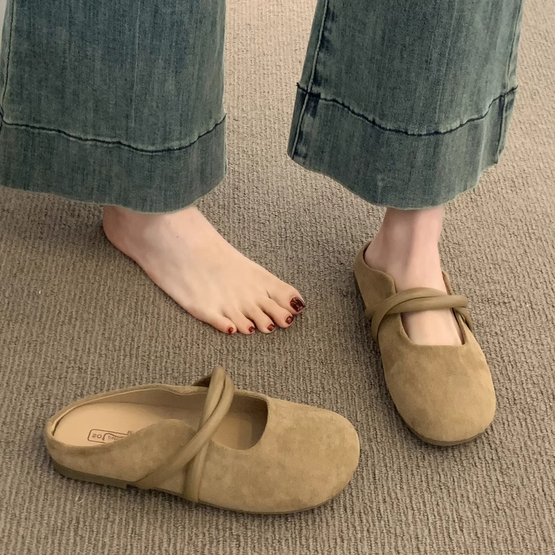 French Uamtor Closed-Toe Sandals for Women, Summer 2026 New Birkenstock-Style Slip-On Mary Jane Shoes