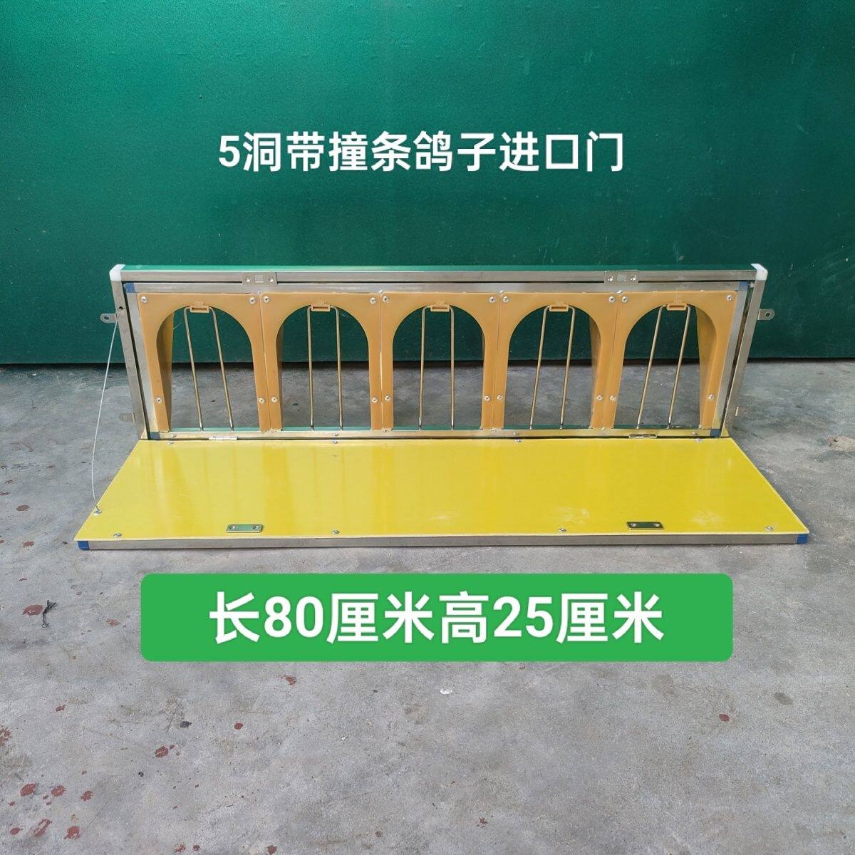 新款不锈钢带撞条鸽子进出口信鸽赛鸽专用进口门欧式带撞门可放飞