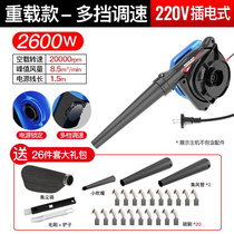 Deyun dual-purpose dust collector dust collector blower blows suction high-power industrial 220 small computer blower blows V home