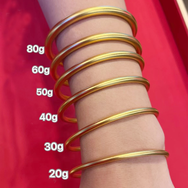 Shuibei Traditional Gold Bracelet for Women, Pure Gold 999 Solid Ring, Pure Gold Bracelet, Wedding Gold Jewelry