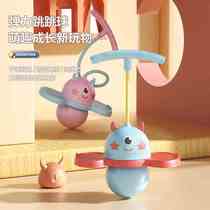 Factory direct supply of jumping ball bouncing ball for children adult balance fitness elastic bouncing ball flat sensory training for children