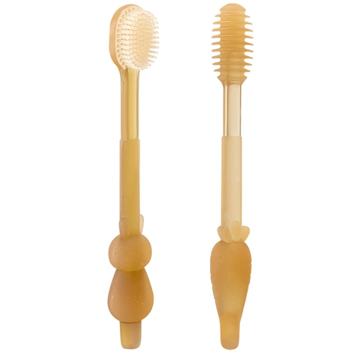 Барби Слон BBET уборка языка чистящий чистящий чистящий уборщик новорожденный ребенок 01 марта однолетняя зубная щетка ребенка лиственные зубы