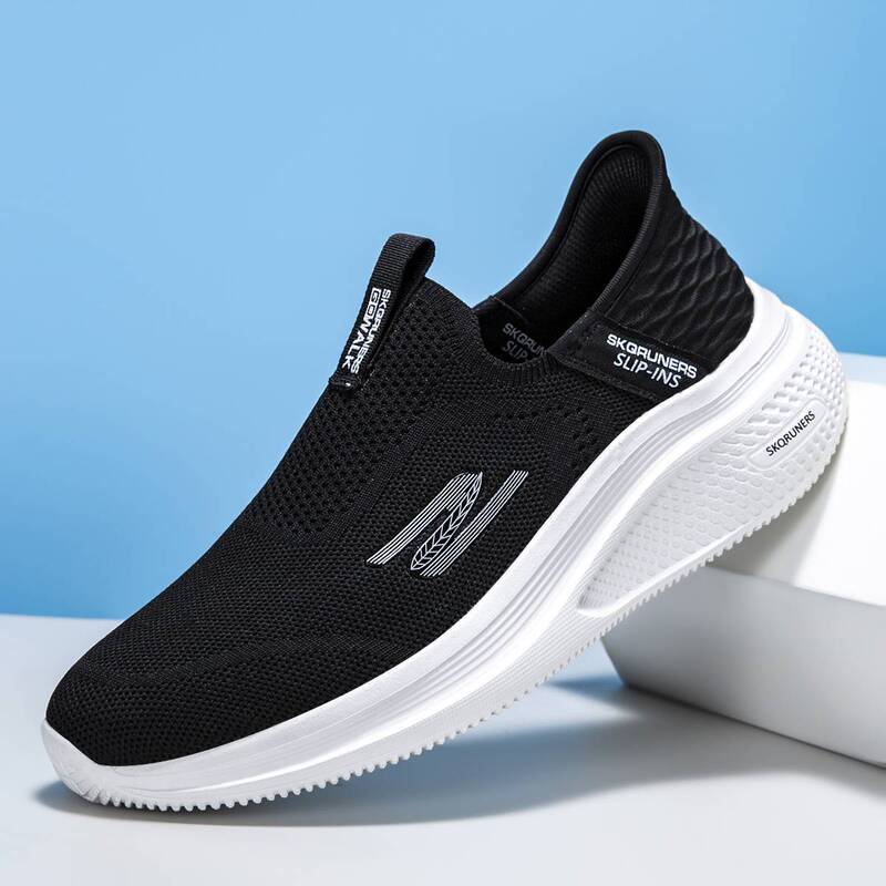 Brand Clearance Sale Shoes Trendy Mesh Lightweight Comfortable Slip-On Unisex Elastic Walking Sneakers