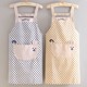 Japanese Imported Mujie Apron for Kitchen Use, Thin Autumn/Winter Style, Oil-Proof and Stain-Resistant, Suitable for Cooking and Catering