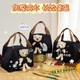 Japan Imported Mujie Insulated Bag Lunch Box Lunch Bag Satchel Aluminum Foil Thickeneded Handbag Office Worker Student