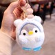 Japanese Imported Healing Penguin Backpack Pendant Cute Bag Backpack Decoration Small Plush Doll Couple