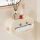 Japanese Imported Household Tissue Box, Face Towel Storage Box, Wall-Mounted Creative Toilet Bathroom Kitchen Tissue Box