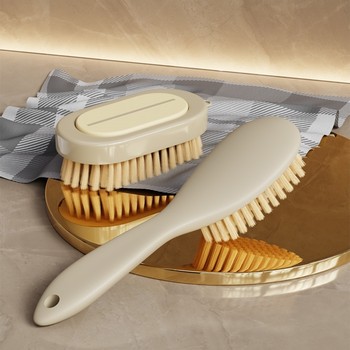 Japanese Imported Shoe Brush for Home Use, Durable Hard Bristles, Soft Bristles, Long Handle Laundry Brush, Dry Cleaning Shop Sneaker Cleaning Brush, Extended Brush