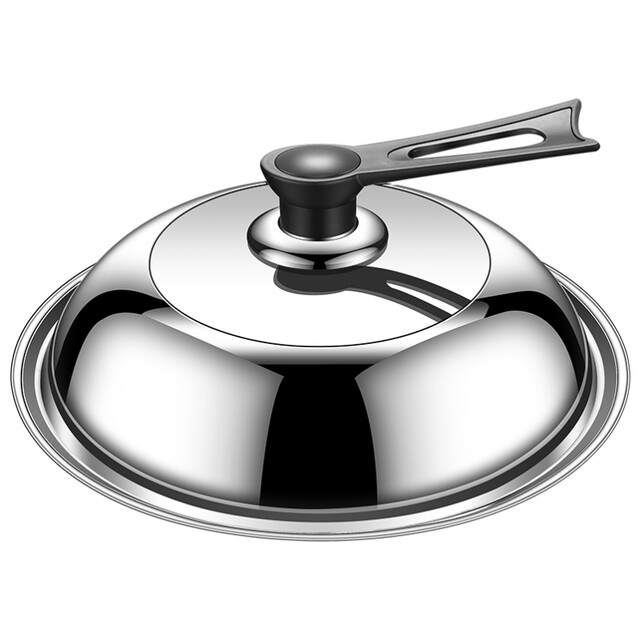 German Imported Stainless Steel Pot Lids for Home Use, 32cm 34cm Frying Pan Lids, Universal Transparent Pot Lids