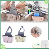 Kitchen Storage Drain Basket Soap Sponge Holder Kitchen Sink