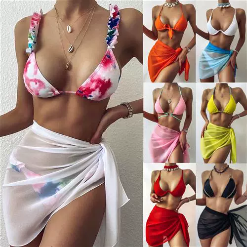 2021 Новые женщины шифоновые купальные костюмы Parf Parf Covers