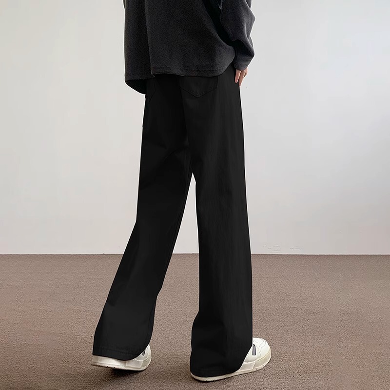 Melard Heavyweight Jeans for Men and Women, Trendy Retro Cleanfit Drape Straight-Leg Floor-Length Casual Wide-Leg Pants