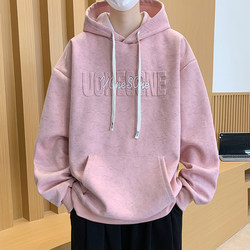 Tie-Dye Heavyweight Sweatshirt for Men and Teenagers Spring & Fall Trendy American High School Students Autumn Tops Hooded Jacket
