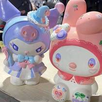 Childrens diy coloring piggy bank non-gypsum doll large white embryo handmade toys graffiti painted vinyl toys