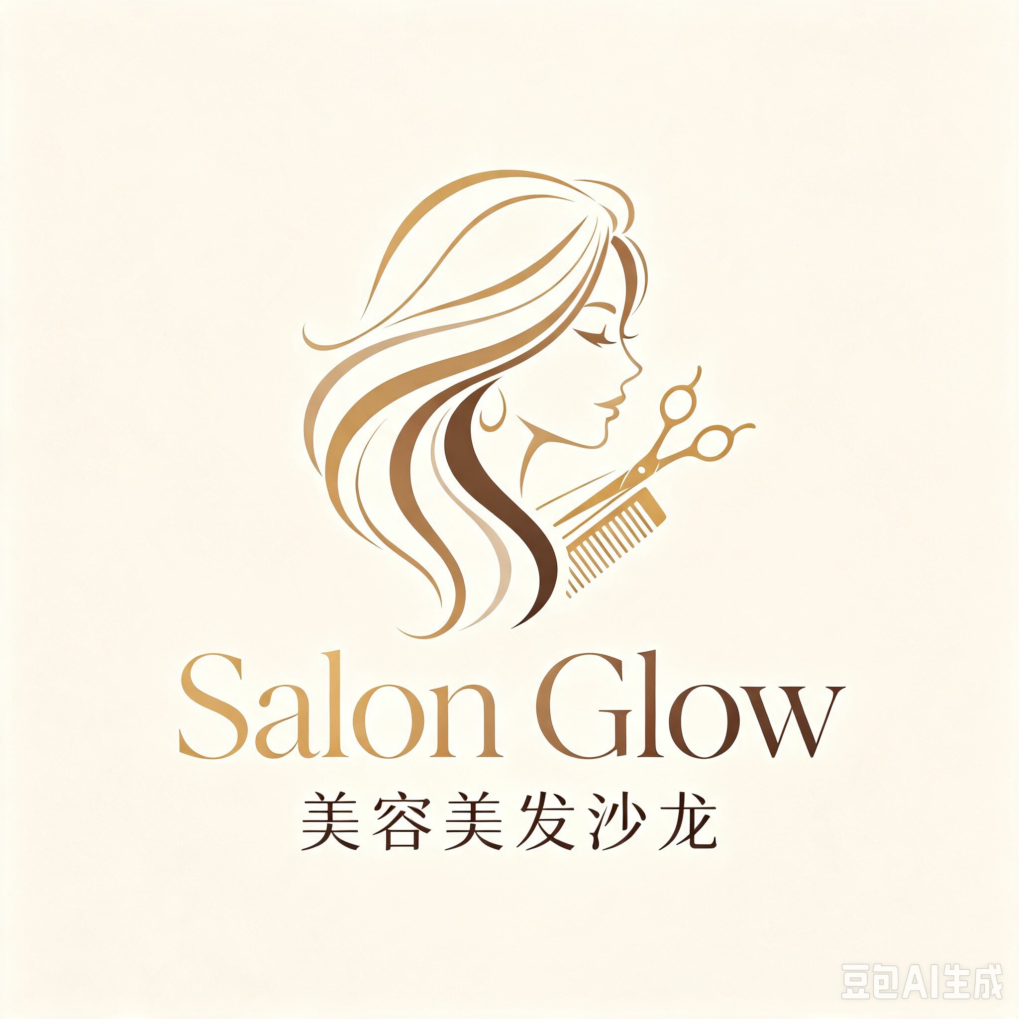 沙龙同款美容美发的LOGO