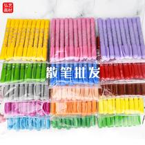 Single complementary color bulk colorful stick water-soluble 12 colors 24 colors 36 colors childrens oil pastels rotating without dirty hands for children
