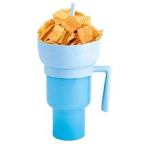 Cup With Snack Bowl On Top 2 In 1 Top Snack Bowl On Drink