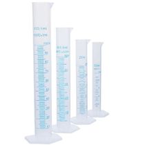 Test Tube Transparent Measuring Plastic Graduated Cylinder