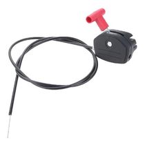 Plastic and Aluminum Lawn Mower Replacement Parts Black Red