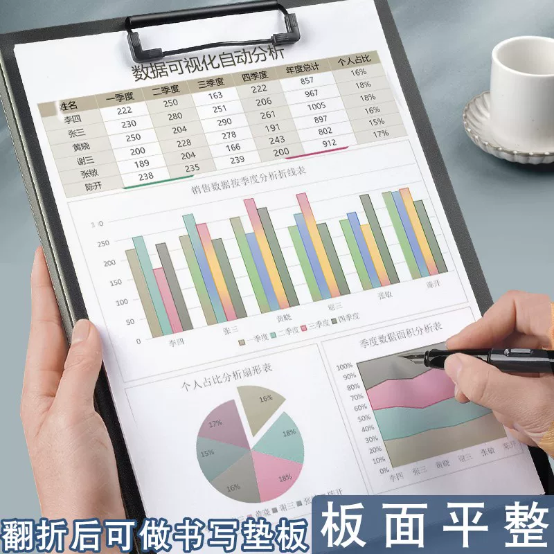 A4 File Plate Folder Multifunctional Portrait Hard -Shell File Double Folder Students Use Writing Board Board Panel Multi -layer Test Paper Storing and Sorting Artifact Lecture Office