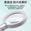 Japanese Handheld Magnifying Glass with Light, Rechargeable, High Magnification, High Definition, for Elderly Reading, Mobile Phone Inspection, High Magnification for Appraisal and Repair, 1000X