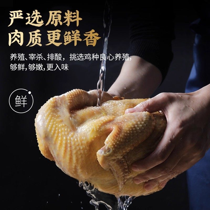 Yangma Recommends the Official Flagship Store of Shandong Dezhou Five-Spice Braised Chicken, a Chinese Time-Honored Brand, Vacuum-Packed Ready-To-Eat Whole Roast Chicken