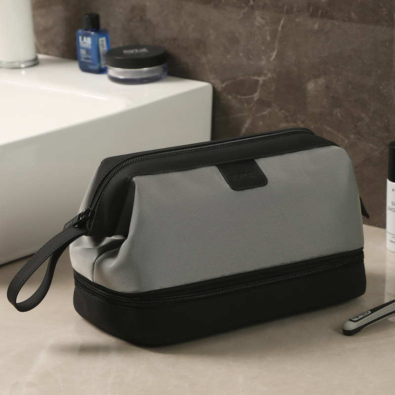 Toiletries Bag for Men on Business Trips, High-End Travel Dry and Wet Separation Bath Bag, Toiletries Storage Bag, Cosmetic Bag