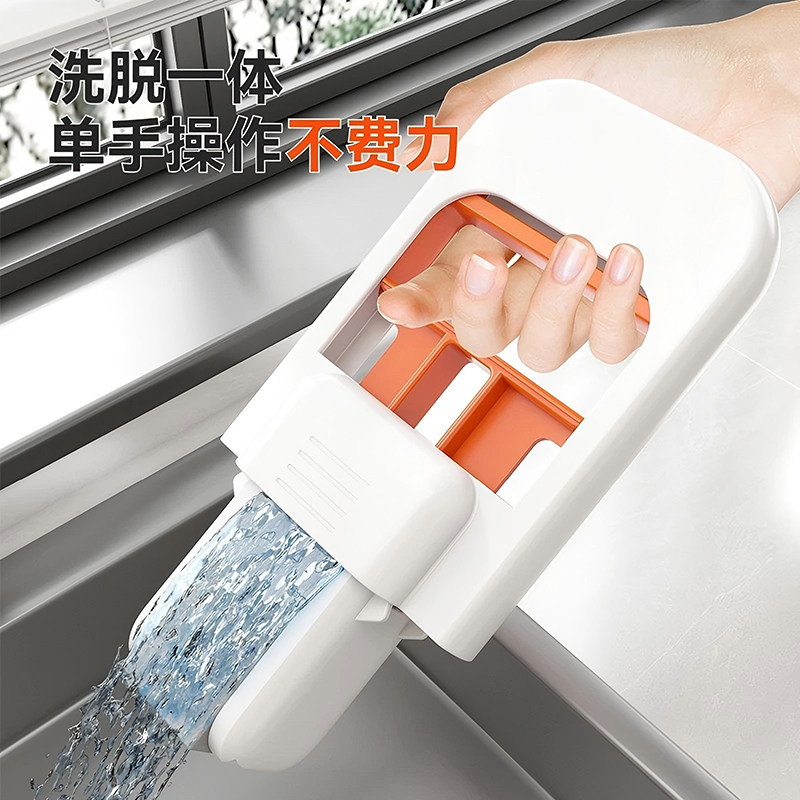 Folding Mini Mop Replaces Cloth 2025 New Model Hands-Free Lazy Household Absorbent Mop Sponge Head