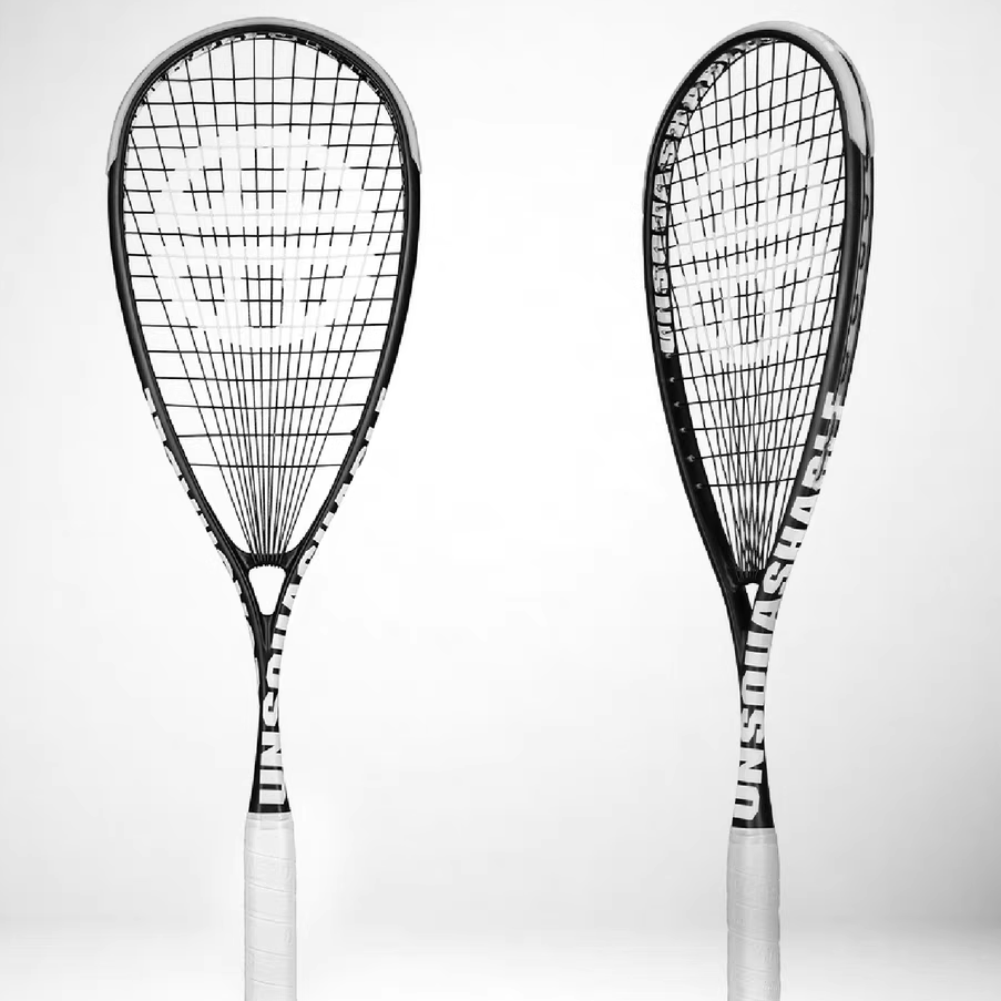 НЕУБИВАЕМАЯ профессиональная ракетка SYN-TEC PRO full carbon dimension ultra-light для сквоша из натурального карбона для мужчин и женщин Изображение 1