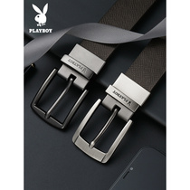 Belt men swivel bifacial with body new leather needle buckle belt male calf leather young pants strap