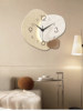 Clocks, Wall Clocks, Living Room, Light Luxury, High-End, Simple, Modern Clock, Wall-Mounted, 2026 New Model, High-End Feel, High-End Creative