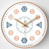 Early Education Learning Wall Silent Clock Wall Clock Living Room Home Clock Student Children Simple and Stylish Wall Clock
