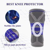 1PC Elastic Knee Support Brace Kneepad Adjustable Patella Vo