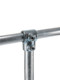 6-point galvanized pipe steel pipe 25 round pipe connection parts cast iron rack clothes rack connection fastener welding elbow