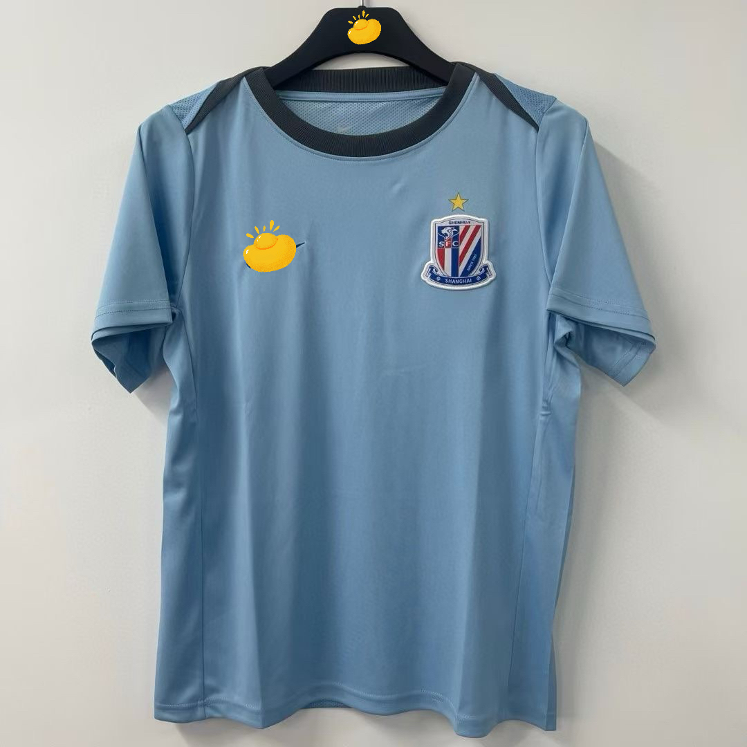 中国スーパーリーグの新作半袖トレーニングスーツ2025年シーズンの国家サッカー選手バージョン半袖吸汗通気性夏ジャージ