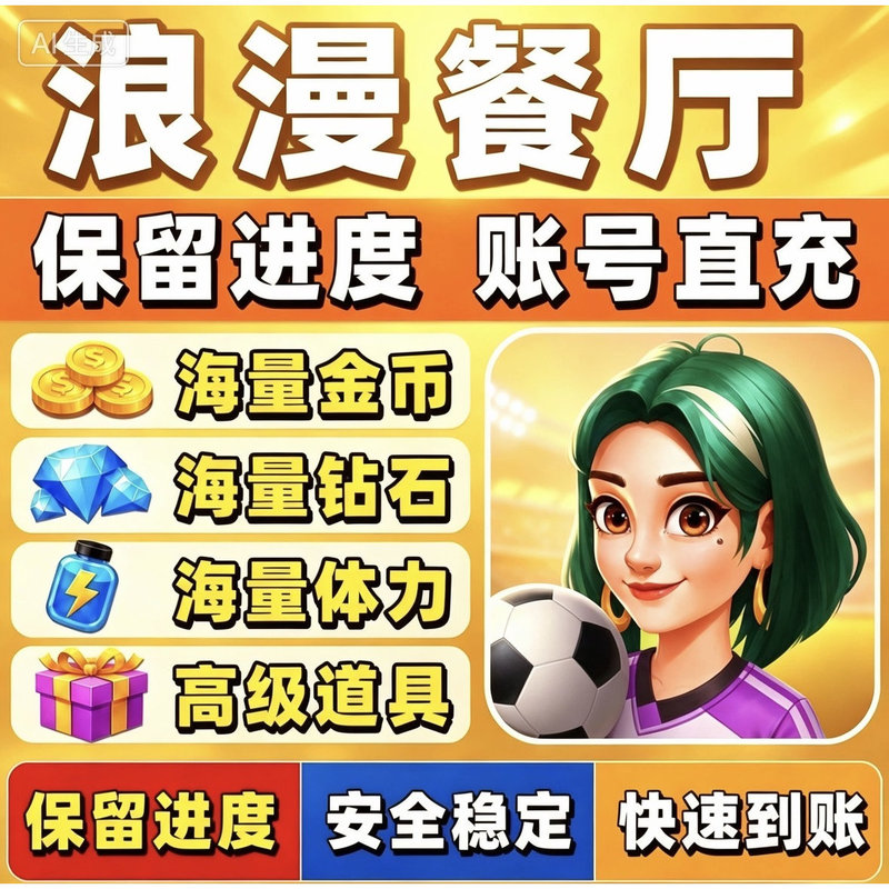 Romantic Restaurant, Unlimited Stamina, Diamonds, Gold Coins, Pass, Items, Cooling Boost, Save Progress