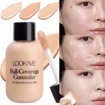 Waterproof Liquid Concealer Foundation Cream Lasting Full Co