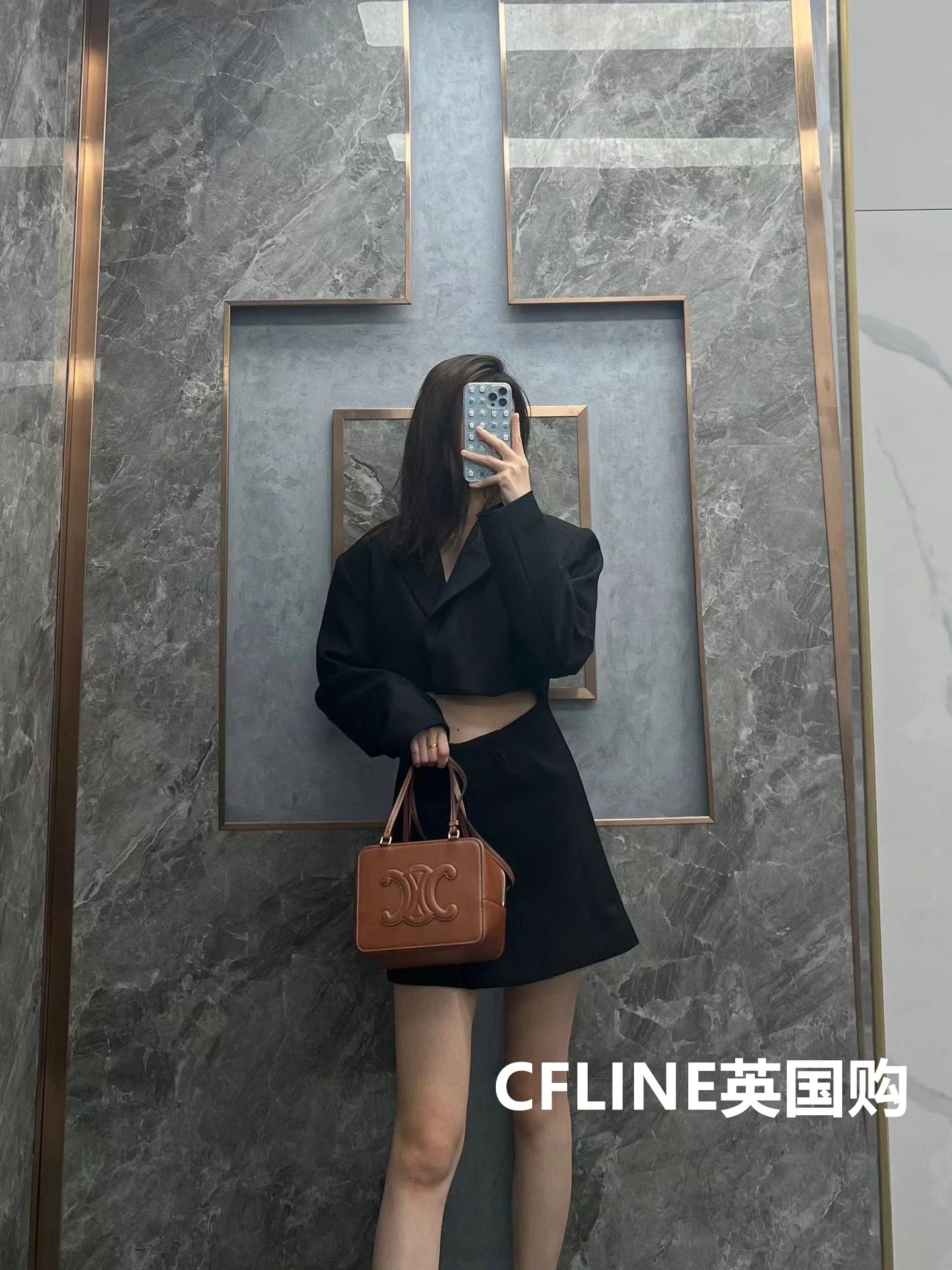 Suitable for CELINE Syrene Comeback Ancient CUBE Smooth Cow Leather Handbag single shoulder handbag Personality Jelly Bag-Taobao