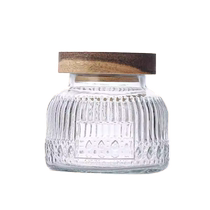 Glass sealed jar with lid to store food jars storage jars household tea jars candy jars snack storage bottles