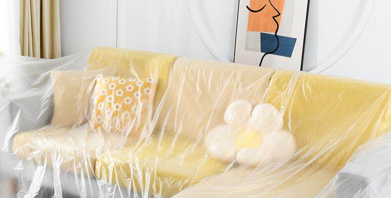 Скатерть 家用防尘保护膜罩宿舍加厚膜全罩盖布冰箱遮盖装修保护家具塑料膜 Other