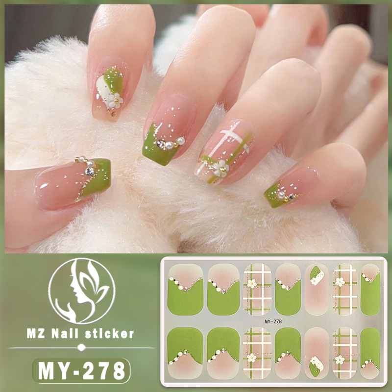 2026 New Nail Art Stickers 5D Stereo Butterfly No-Bake Gel Nail Polish Film Full Coverage Waterproof Adult Nail Stickers