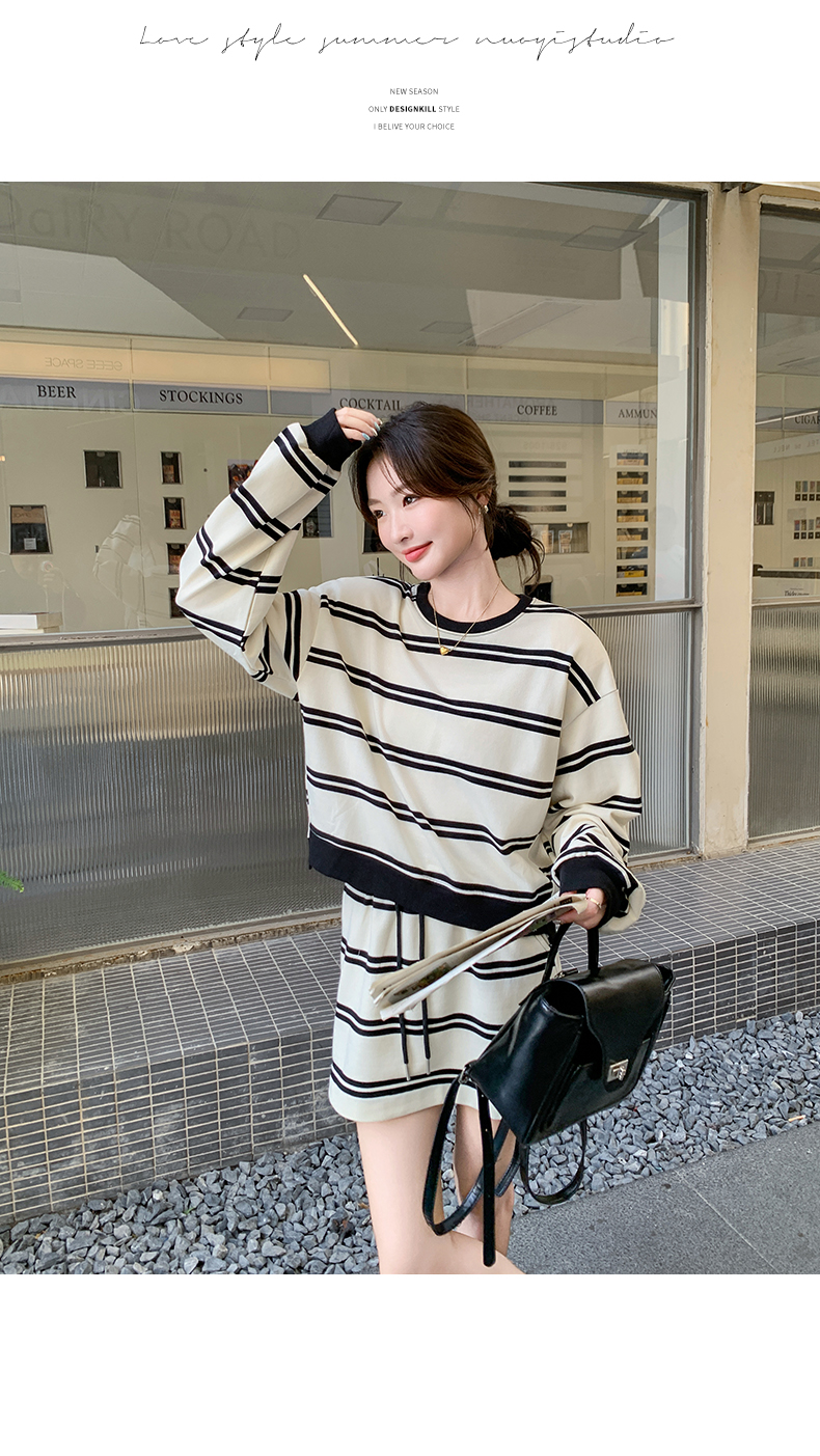 Main promotion: Black and White Stripe Set 191-99117-P145K208_voghion.com
