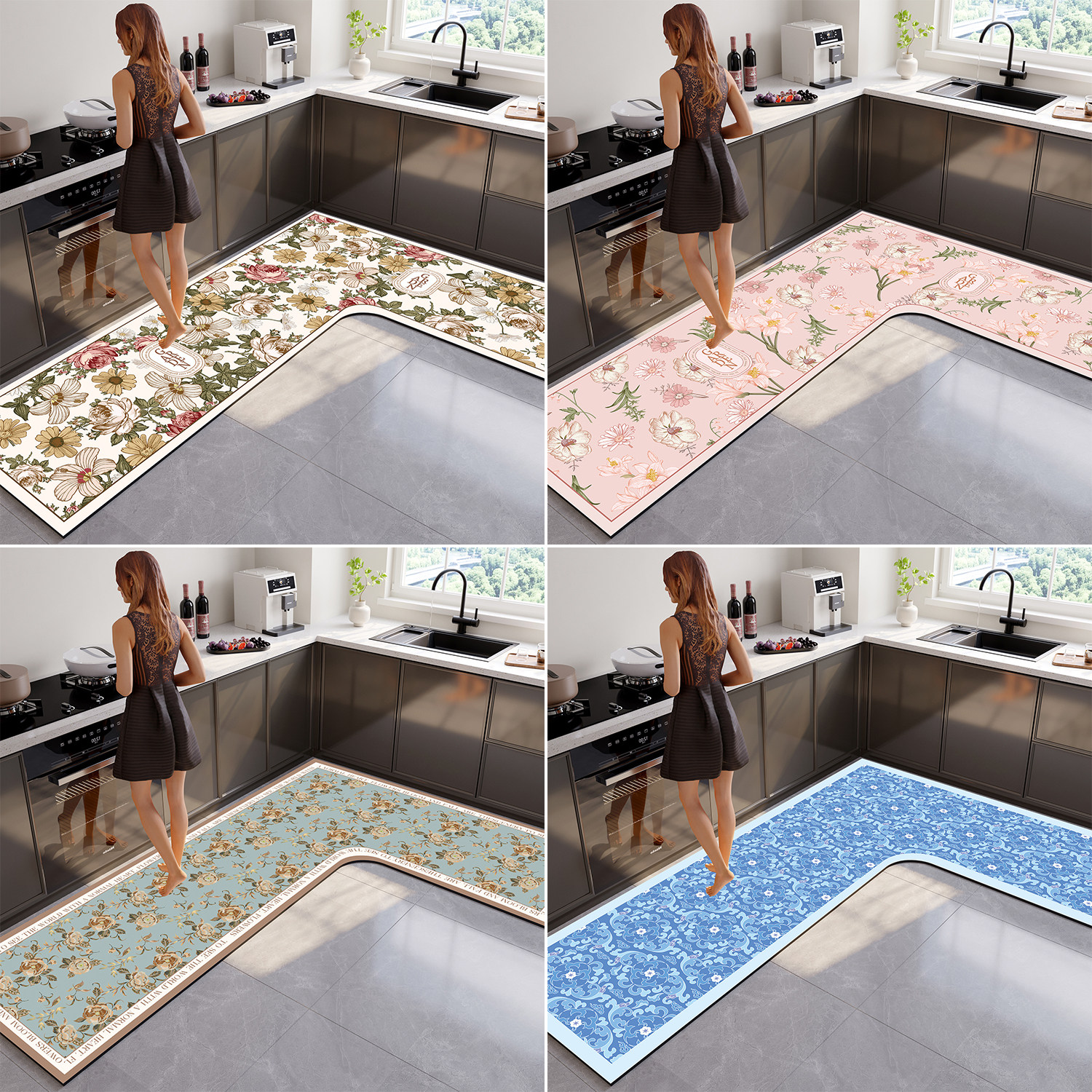 厨房装修必备？2026年厨房L形地垫加厚选择攻略