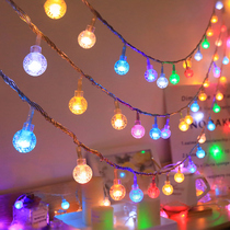 Princess style Internet celebrity LED dandelion lamp waterproof lamp small lantern hanging lamp outdoor camping stall star decorative lamp