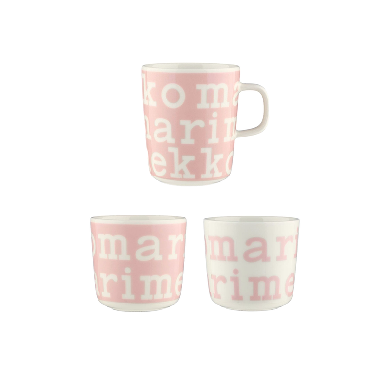 Finland Marimekko Japan Limited Edition Cherry Blossom Group Mug Coffee Cup Saucer Tableware