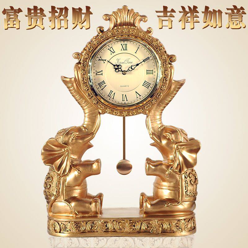 法式奢华座钟太美了!茱莉安天使时钟颜值天花板,玄关客厅秒变高级感! -座钟-淘宝百科网